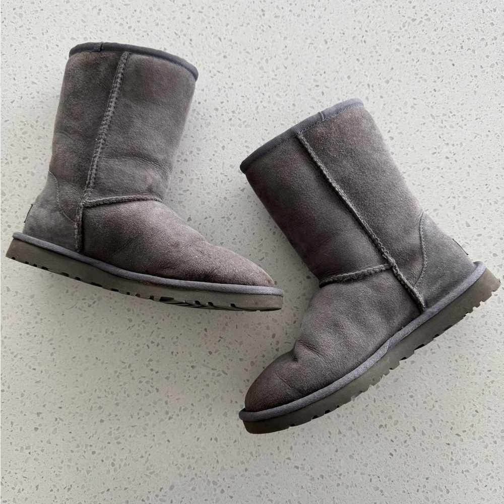 UGG Gray Suede Boots